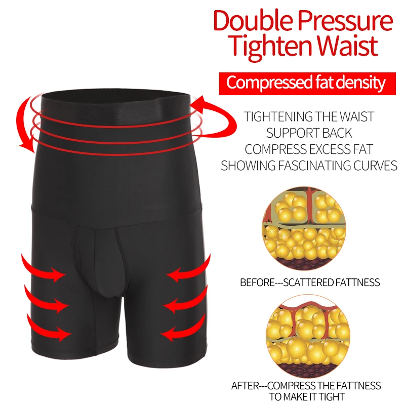 TUNIControl-Short de Compression pour Homme, Sous-vêtement Amincissant Anti-frottement