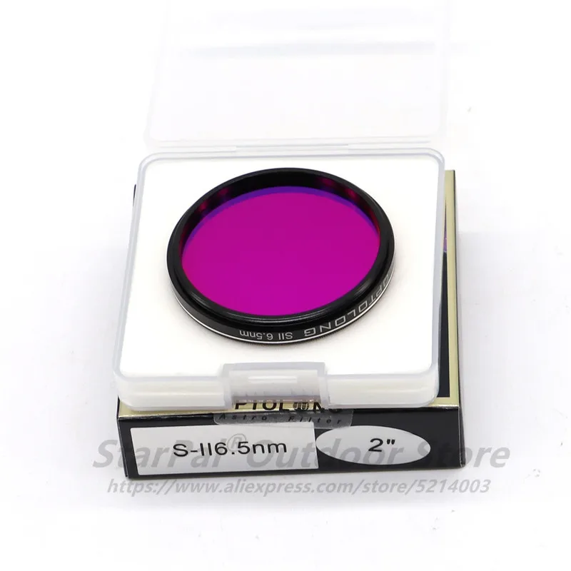 OPTOLONG 2 Inch Filter Astronomy Telescope SII-CCD 6.5nm Narrow-Band Filter for Deep Sky LD1011D