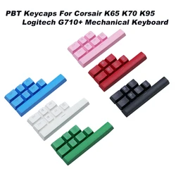 PBT Keycaps For Corsair STRAFE K65 K70 K95 Logitech G710+ QUICK FIRE TK Mechanical Gaming Keyboard Backlit  Cherry MX Key Caps