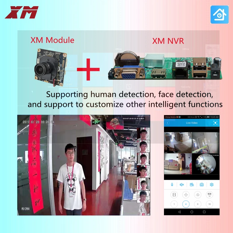 Imagem -05 - Câmera ip Cctv Xm535ai com Análise Inteligente ai 3.0m H.265 Mais Módulo ip 2.8 Cmos Sensor de Imagem Sc3335 2k