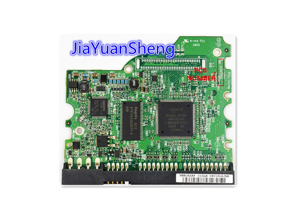 Maxtor Desktop IDE Hard disk circuit board BOARD NUMBER:  302038102 /MAIN CONTROLLER IC :  040125100