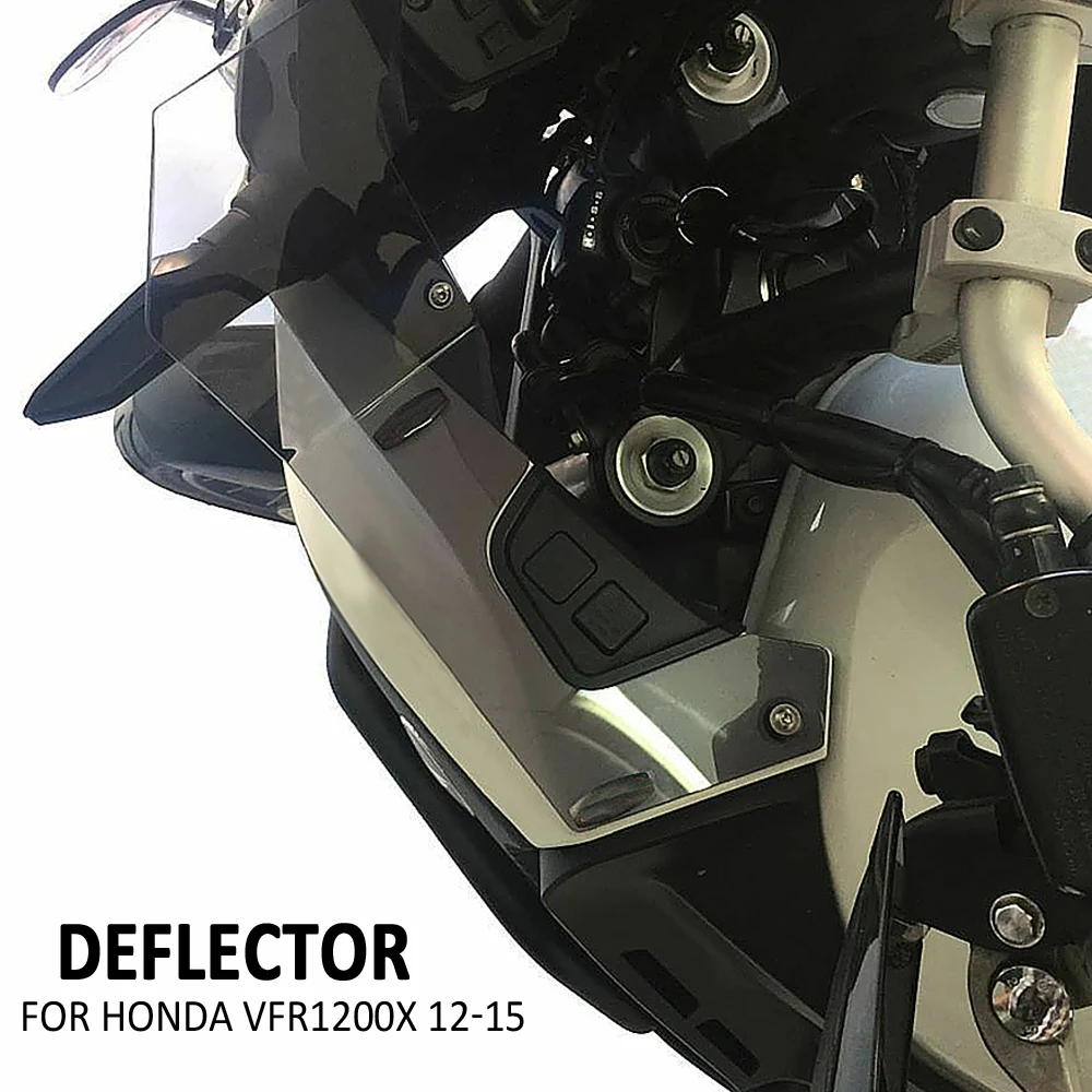 NEW Motorcycle Accessories FOR Honda VFR1200X Crosstourer VFR 1200 X Side Windshield Windscreen Wind Deflector 2012-2015