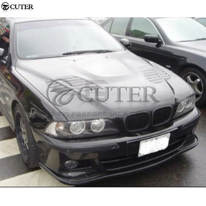 E39 5 Series Carbon Fiber Front Engine Hood Bonnet Engine Cover with Vents for Bmw E39 525i 95-03