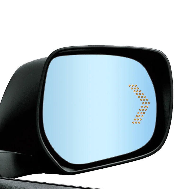 side door rear view mirror heated glass blue wide angle view blind warning indicator for lexus lx570 lx45d gx400 gx460