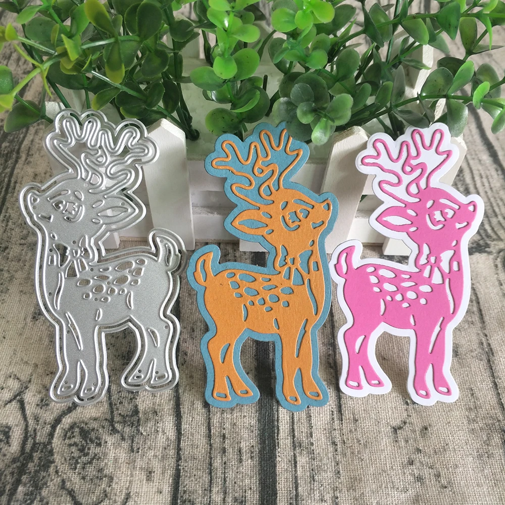 New exquisite deer metal cutting mold, used for DIY scrapbooks, cards, photo albums, photo frame decorations, handmade crafts