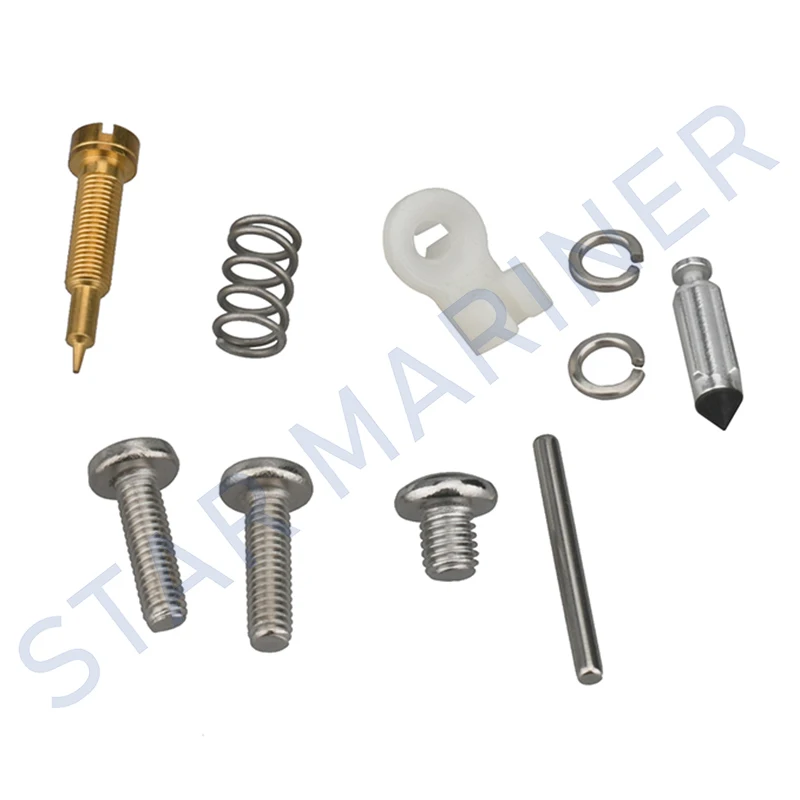 61N-W0093-00 Carburetor Carb Repair Kit Set 61N-W0093-00-00 61NW00930000 For Yamaha Outboard 25HP 30HP 2 Stroke Parts Compact