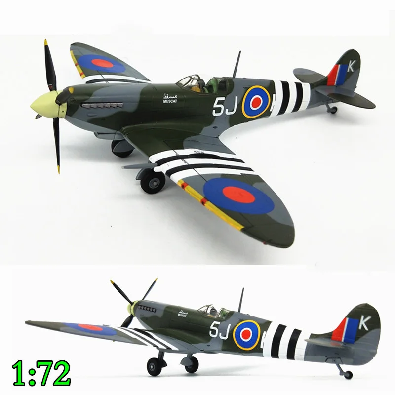 

fine 1:72 World War II British MK.IXc NO.126TH squadron 1944 finished product Alloy Aircraft Model Collection