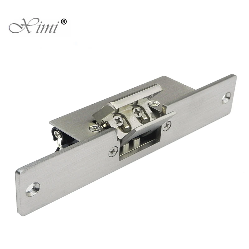 Stainless steel DC 12V Electric Strike lock electronic door lock fail secure or fail safe for glass door