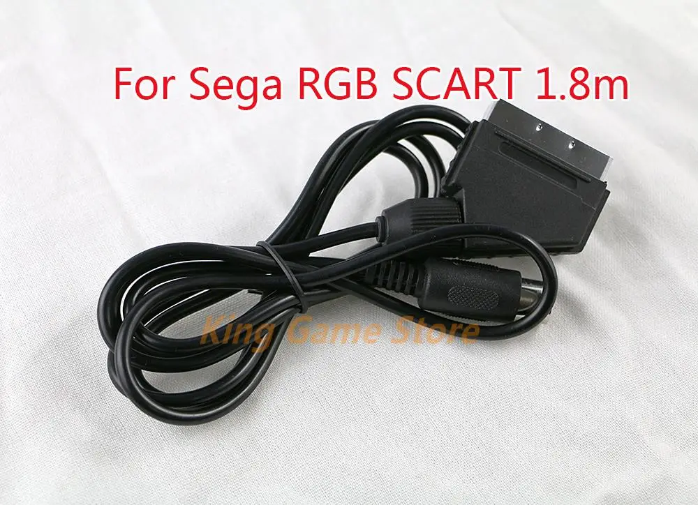 1pc di buona qualità 6ft C-PIN NTSC RGB 1 MD Scart cavo AV cavo per Sega Genesis 1 Mega Drive MD1 Console