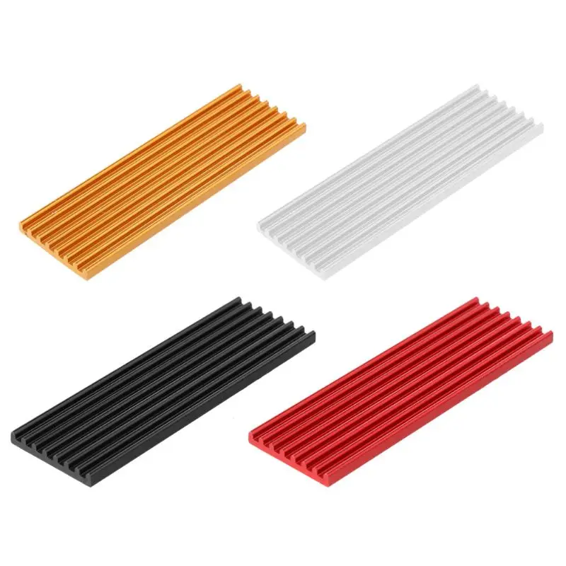 1 Set Aluminum Cooling Heatsink Cooling Thermal Pad Cooler For NVME for M.2 SSD Dropship