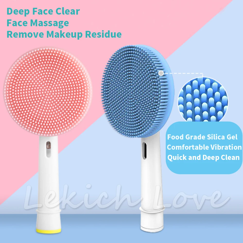 الوجه التطهير فرشاة رئيس ل الفم B براون فرشاة الأسنان الكهربائية مقبض الوجه مدلك و المطهر فرشاة رؤساء