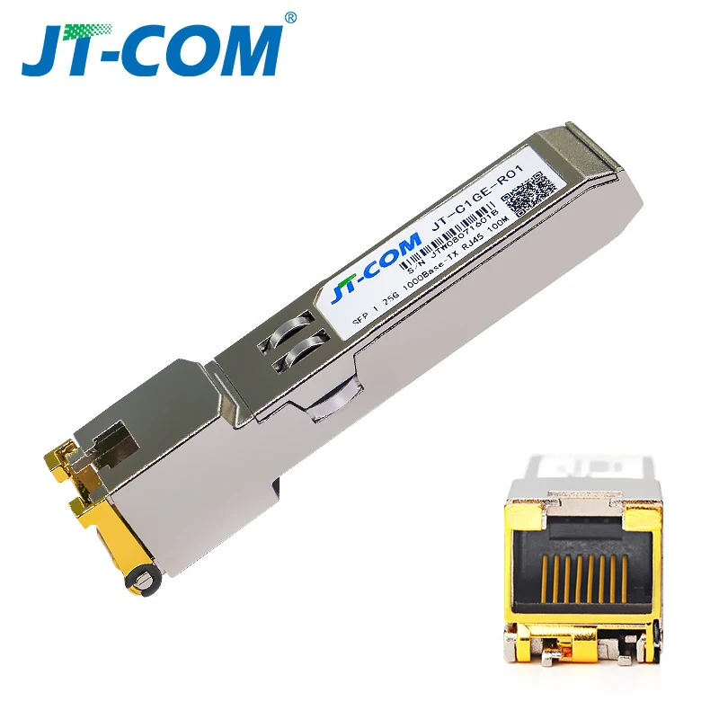 Gigabit RJ45 SFP Module 1000Mbps SFP Copper RJ45 SFP Transceiver Module Compatible with Cisco/Mikrotik Gigabit Ethernet Switch