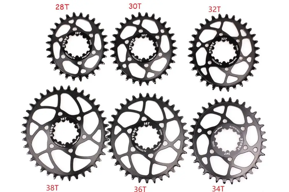 3mm Offset Oval Chainwheel 28T to 30T for Sram DUB Boost 148 GXP Crank Eagle XX1 X01 chain ring plato ovalado