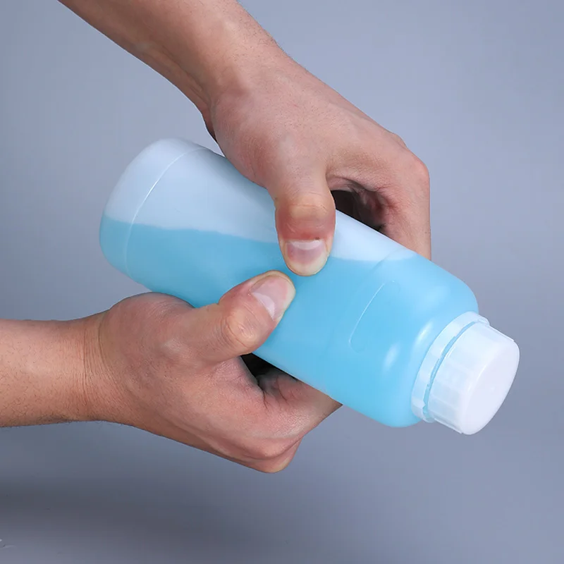 500ml Empty HDPE Plastic Bottle with Tamper Evident Lid Food Grade Packaging container liquid lotion refillable bottle 1PCS