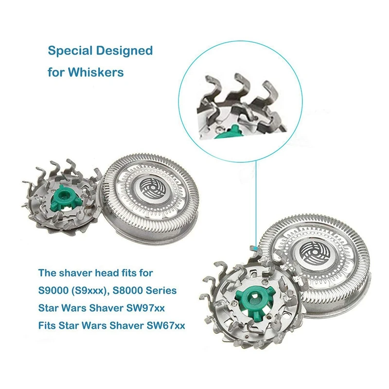 Testine di ricambio SH90 per rasoio Norelco serie 9000, S8950,SW9700,SW6700,9000 lame di ricambio per rasoio