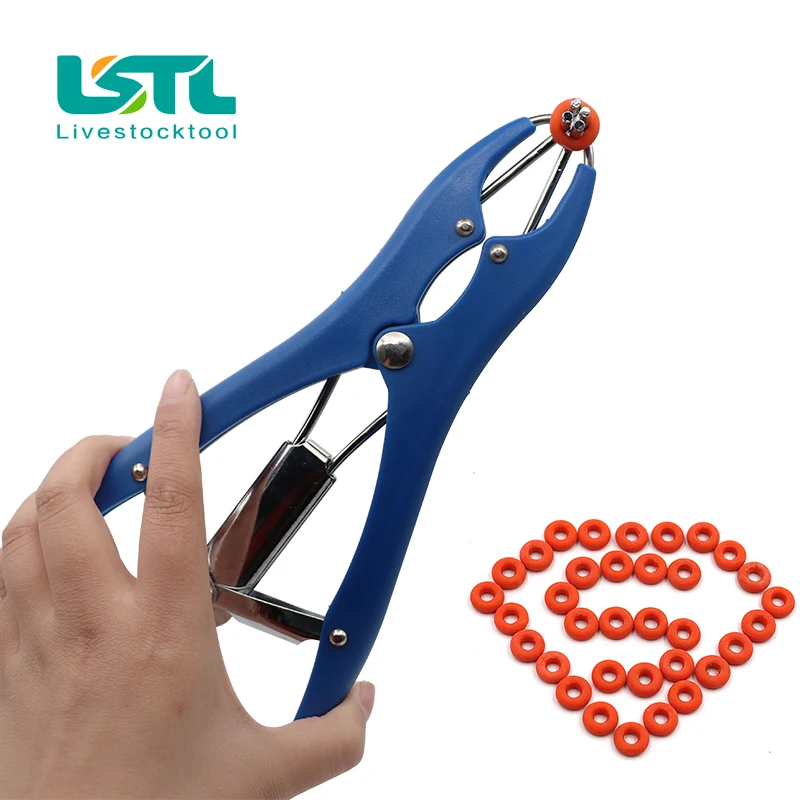 Animal Tail Removal Pigs Sheep Castration Pliers Particulate Rubber Ring Castration Device Veterinary Equipment