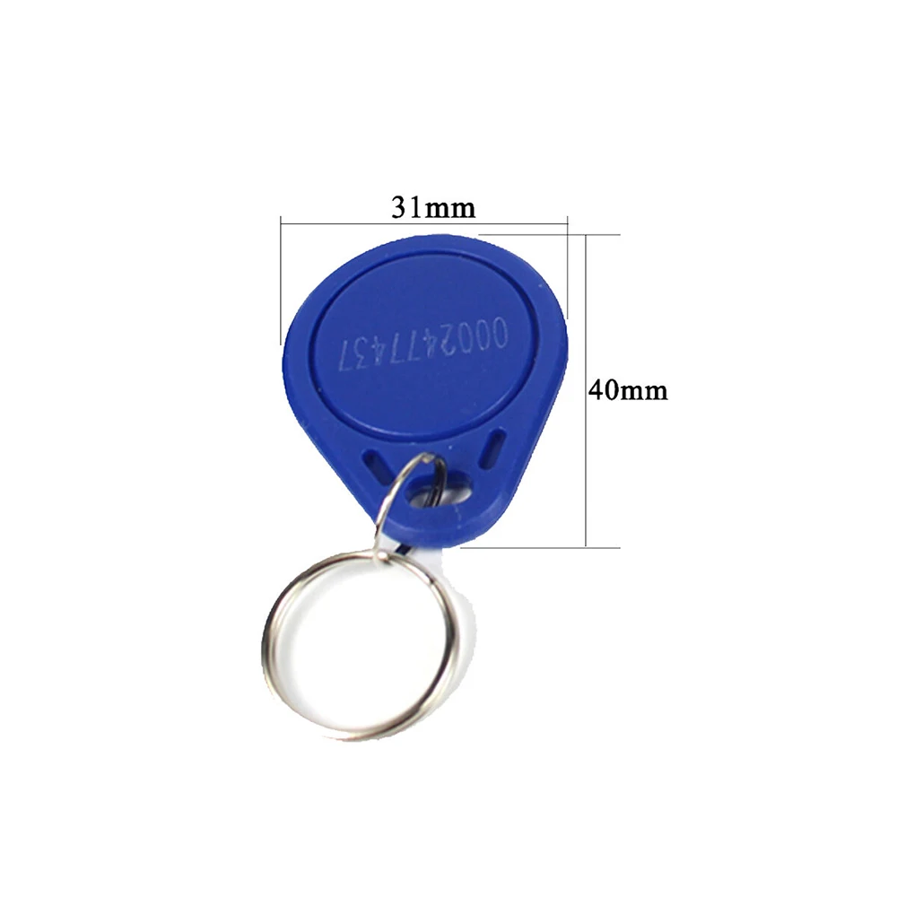 Sistema de Control de Acceso RFID de 125KHz, tarjeta de identificación de seguridad, contraseña, cerradura de puerta, 10 llaveros