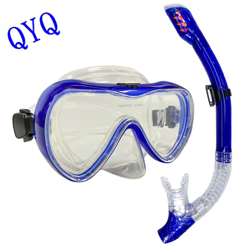 QYQ Professional Scuba Diving Masks Snorkeling Set Adult Silicone Skirt  Goggles Glasses Diving Mask