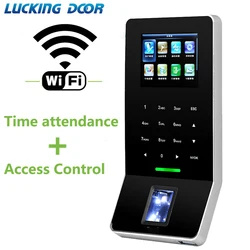 2.4 inch LCD Biometric WIFI Fingerprint Access Control Time Attendance System TCP/IP RJ45 Fingerprint Reader