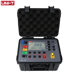 UNI-T Double Clamp Earth Resistance Tester UT575A Digital 0-30 kΩ Ohm Tester Grounding Meter Ommeter Data Storage