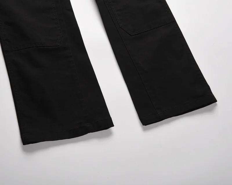 2026 Y2K Streetwear Kanye Braune Reißverschluss Slim Jeans Cargo-Hosen für Herren Luxus Designer Neue Rock Lange Hosen – Detail 19
