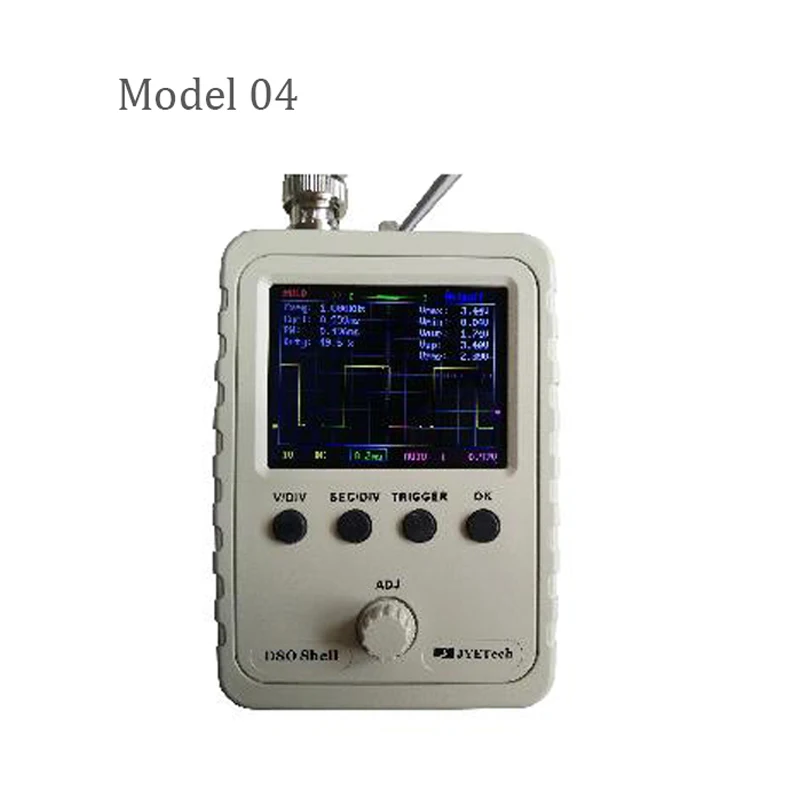 

Model 120 Programs* DSO Handheld Pocket Digital Shell Oscilloscope Finished with BNC Probe DSO138 Upgrade