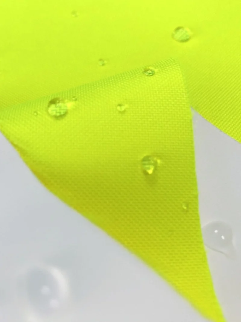 Width 59'' Waterproof Breathable Coating Fluorescent Oxford Fabric By The Yard For Assault Suit Cold Proof Cloth Material