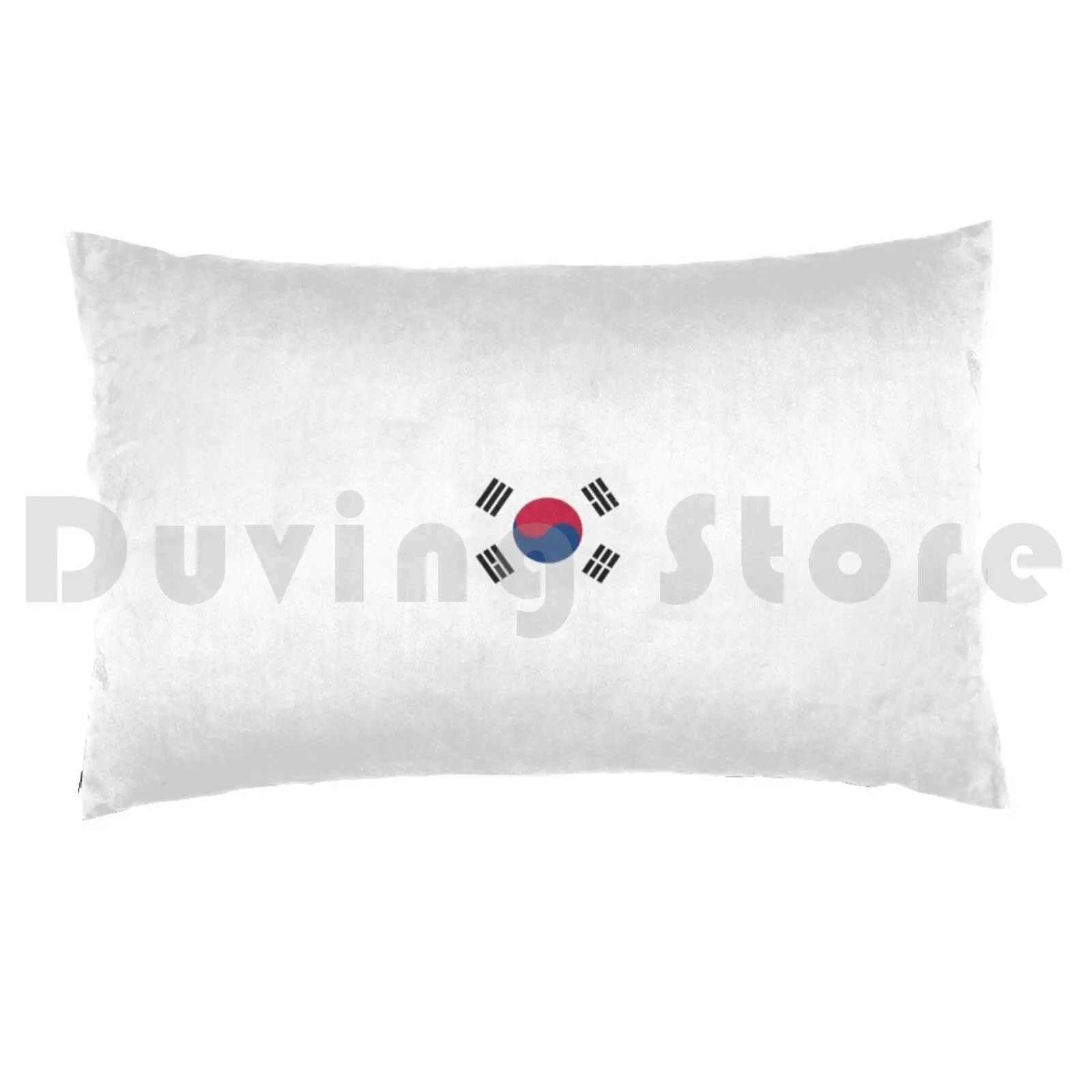 Small South Korea Flag Logo Pillow case Logo Cool Popular Trending Colorful Cute Funny Science