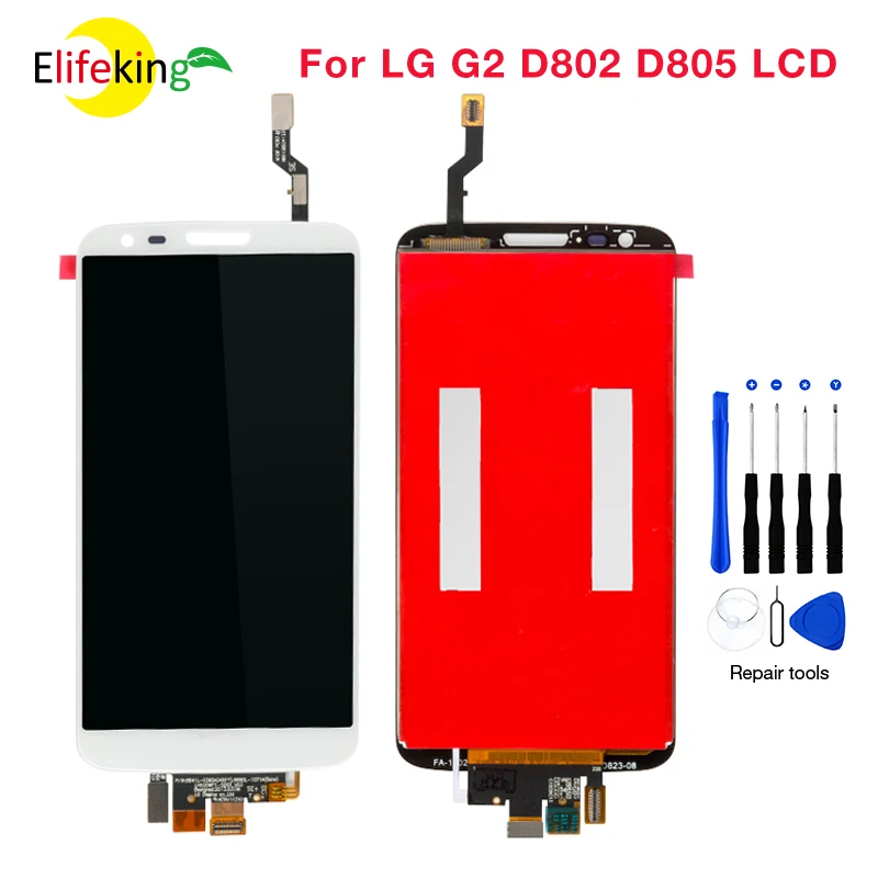 

5.2 ''inches LCD Display for LG G2 D802 LCD with frame Touch Screen Digitizer Assembly Original For LG G2 D802 D805 LCD Display