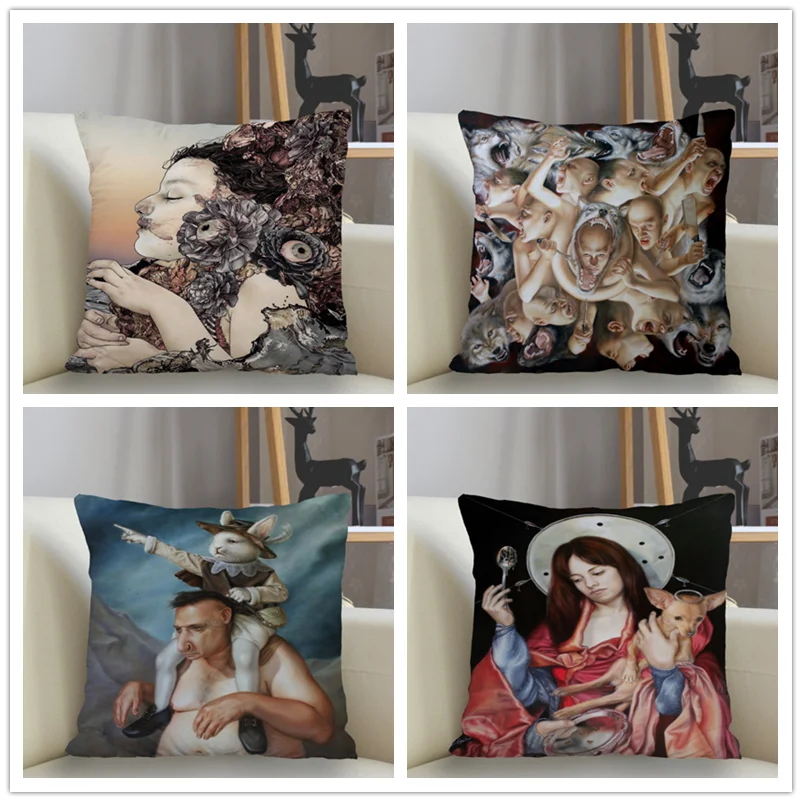 Musife Jose Luis Lopez Galvan Pillowcase Custom Square Pillow Cover Case Zipper Pillowcase 35*35,40*40,45*45cm Drop Shipping