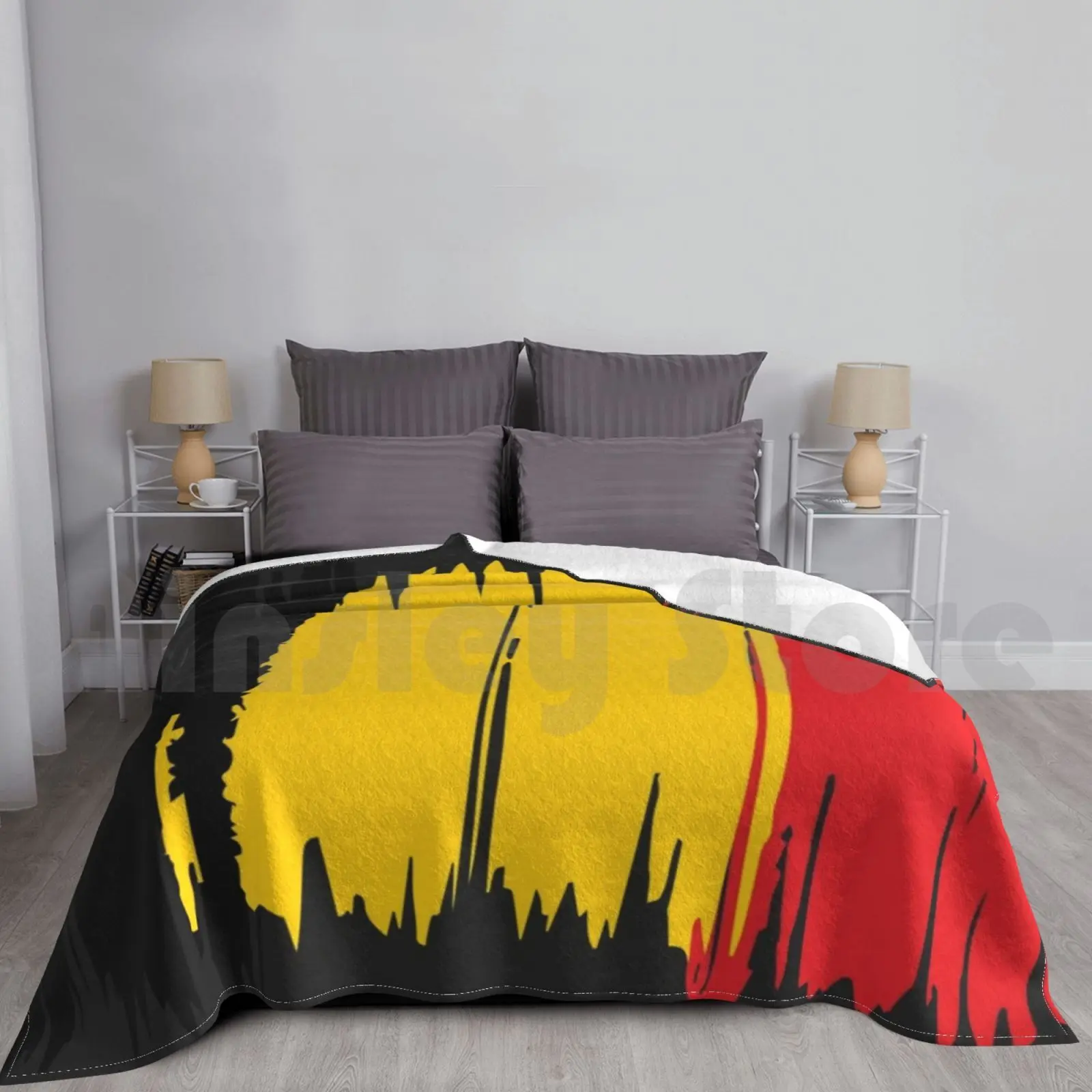 Belgium Flag Belgian Country Europe Gift Design Blanket Fashion Custom 2766 Belgium Flag Belgian Country