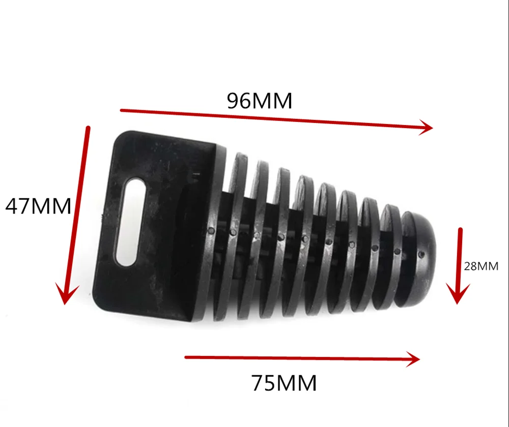 Motorcycle exhaust pipe muffler plug to clean waterproof for Kawasaki KX250F KX450F KLX450R KLX125 KX65 KX80 85 KX125 KX250
