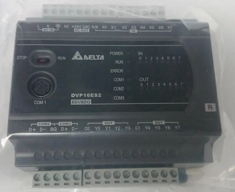 DVP16ES200R DVP16ES2 ES2 Series Standard PLC DI 8 DO 8 Relay 100-240VAC