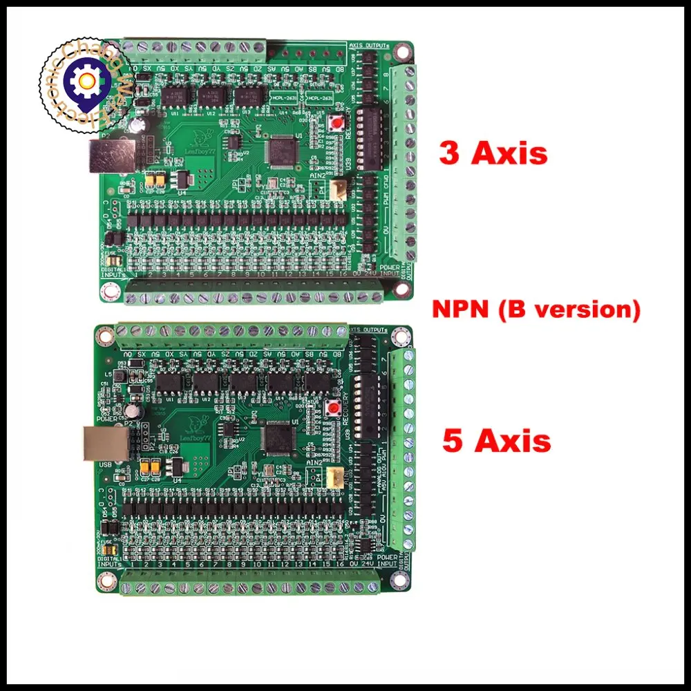 

LF77-AKZ250-USB3-NPN 3 Axis 5 Axis Mach3 Motion Controller Mach3 USB Controller For CNC Engraving Machines