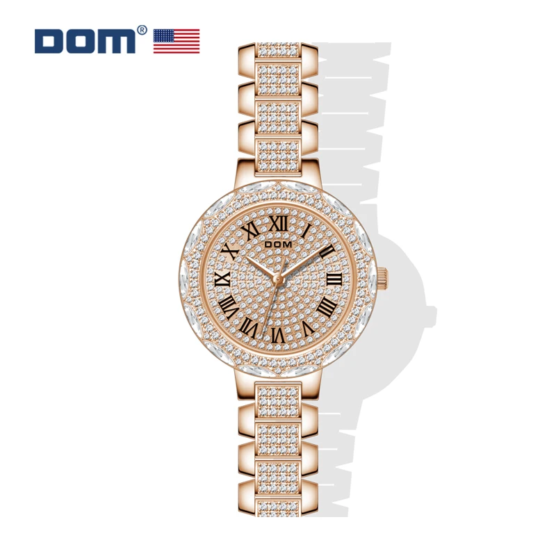 DOM watch diamond inlaid fashion women\'s Watch