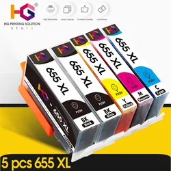 Cartucho de tinta para impressora HP, compatível com Deskjet 3525 5525 4615 4625 4525 6520 6525 6625