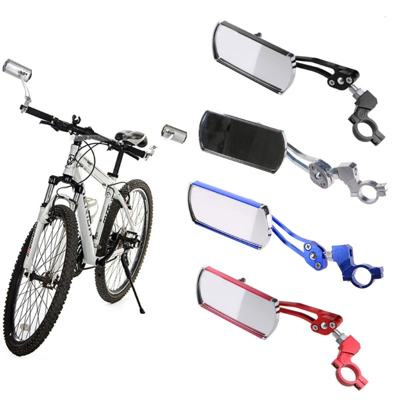 Bicycle Rear View Mirror Bike Cycling Clear Wide Range Back Sight Rearview Reflector Adjustable Handlebar Left Right Mirror