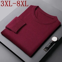 Suéter de caxemira masculino, roupas de qualidade superior para homens, pulôver, manter o calor, 8xl, 7xl, 6xl, 2021