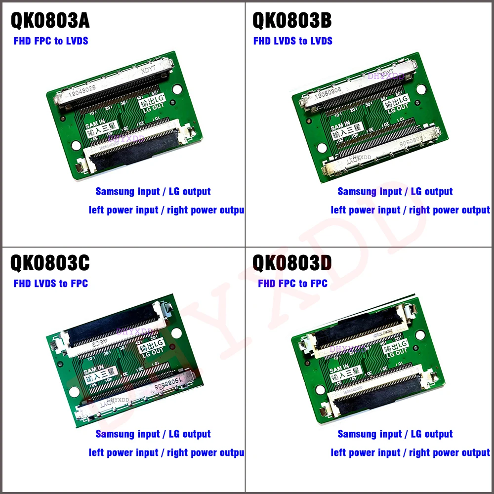 Kabel ekranu naprawy telewizora FHD FPC do LVDS LVDS do LVDS włącz płytę dla samsung LG ekran linii QK0803A QK0803B QK0803C QK0803