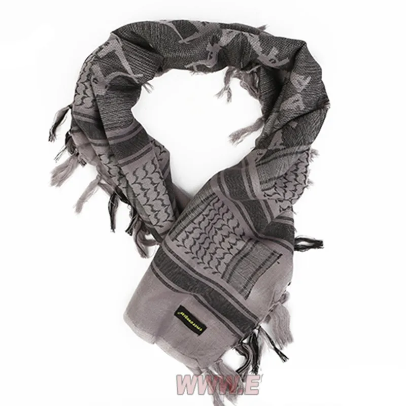 EMERSON Skeleton Arab kerchief skeleton M16 Outdoor Hiking Scarves  Tactical Desert Scarf   Desert Shemagh With Tass