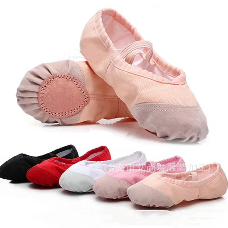 

Wholesale Cheap Kids Girls Women Dance Ballet Flat Shoes Indoor Home Soft Sole Non slip Foot Toe Yoga Fitness Children Shoes