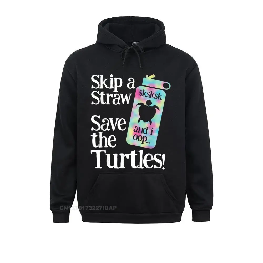 SKSKSK Skip A Straw! Save The Turtles Youth Sweatshirts Crazy Long Sleeve Hoodies 2021 Fashion 3D Style Sportswears