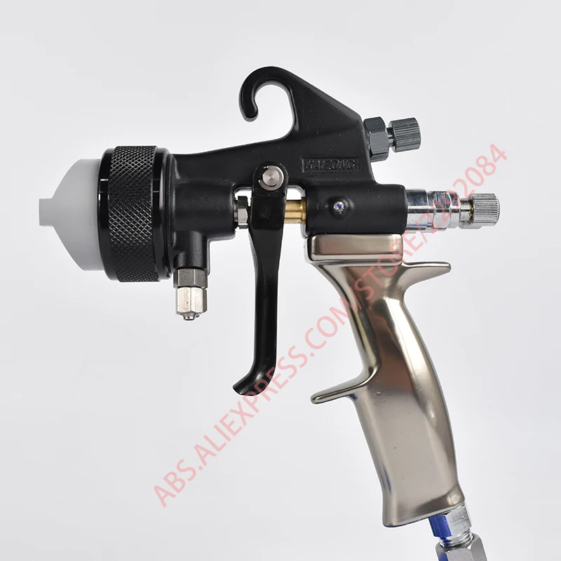 Professional Nano Coating Spray Gun Double head chrome painting PE paint gun Dual Nozzle polyurethane Spray Painting tools