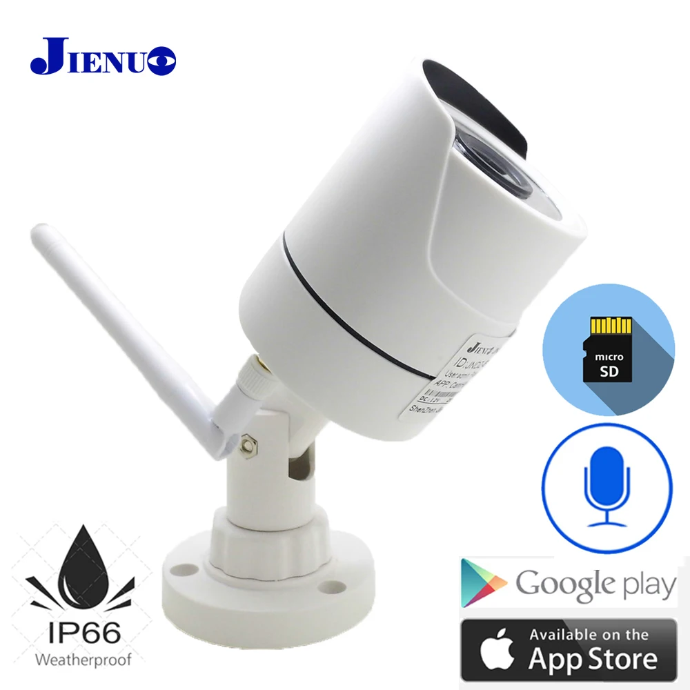 

WIFI Camera IP 1080P 960P 720P Audio Outdoor CCTV Security Home HD Surveillance Waterproof Wireless Infrared Home Cameras JIENUO