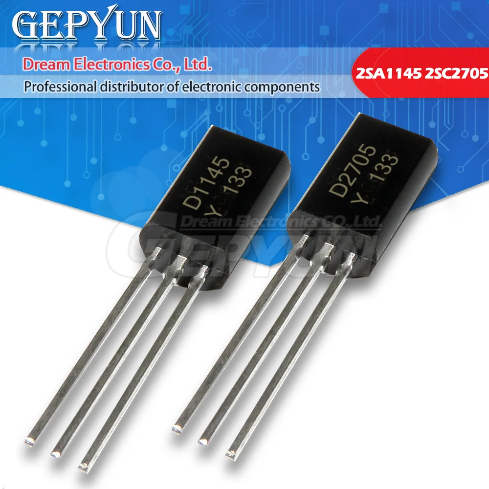 25คู่ (25PCS A1145 + 25PS C2705 ) TO-92L 2SA1145 2SC2705 TO-92