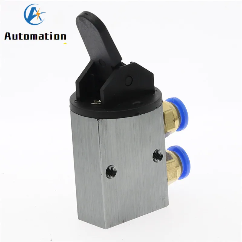 S3HL-08 2 Position 3 Way Manual Handle Control Pneumatic Mechanical Valve PT 1/4
