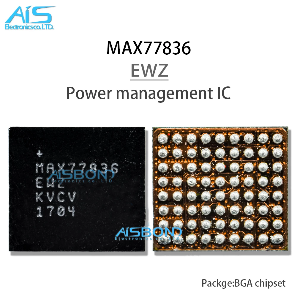 

2Pcs/Lot MAX77836 77836 Power management ic for Samsung Galaxy S7 S7+ Power supply ic MAX77836EWZ Display PM IC PMIC