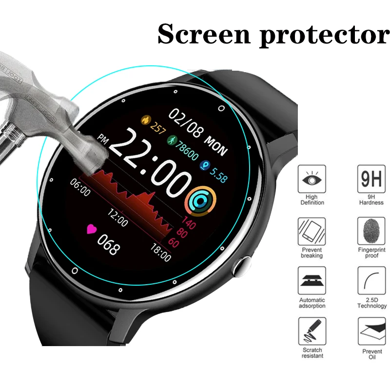 Universal Tempered Glass For Round Watch Protective Film For Men Women Smart Watch Screen Protector Diameter 33mm 32mm 36-48mm