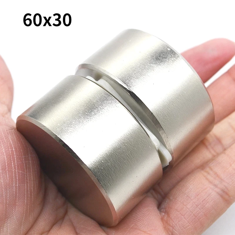 

Super Strong Magnet N35 and N52 Round Block Magnet 60x30mm Super Strong Neodymium Magnet Permanent Rare Earth Magnets