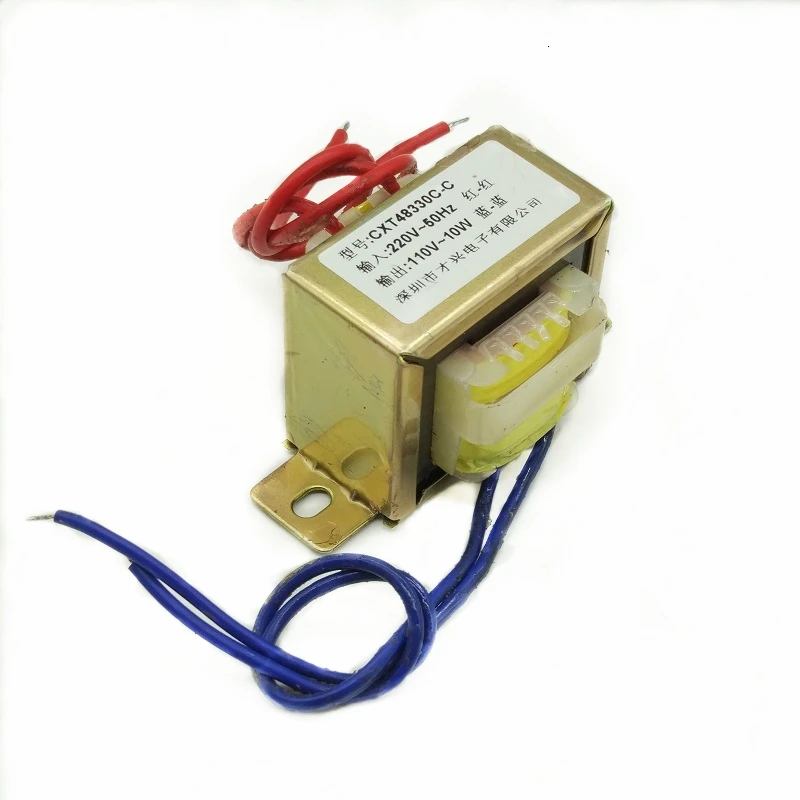 전원 공급 장치 변압기, 10 W/va, 220v 변경 110v, 90ma, 50hz, Trafo 전력 주파수 변압기, 통신 Ac110v 에어로모델